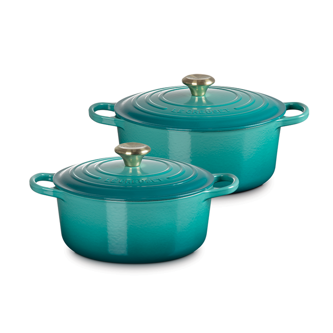 Set of 2 Round Dutch Ovens, view 1